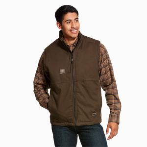 Men's Ariat Rebar DuraCanvas Jackets Multicolor | KMUP-40362