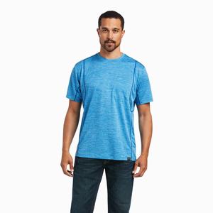 Men's Ariat Rebar Evolution Athletic Fit Tops Multicolor | WOHZ-98043