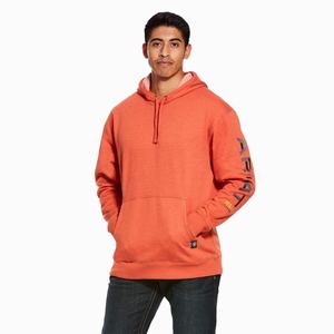 Men's Ariat Rebar Graphic Hoodie Multicolor | JNWH-82345