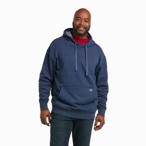 Men's Ariat Rebar Graphic Hoodie Navy / Light Green | MCNE-15780