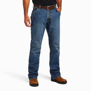 Men's Ariat Rebar M4 Low Rise DuraStretch Workhorse Cut Straight-Fit Jeans Multicolor | MJRX-14085