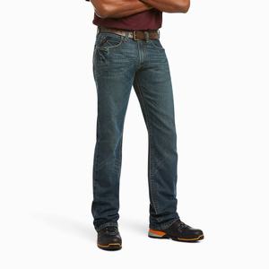 Men's Ariat Rebar M5 DuraStretch Edge Straight-Fit Jeans Multicolor | GYPH-93184