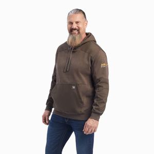 Men's Ariat Rebar Workman DuraCanvas Hoodie Multicolor | DKJF-43756