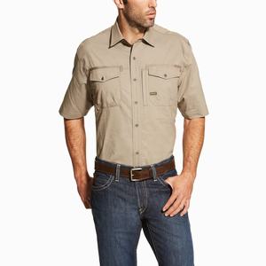 Men's Ariat Rebar Workman Shirts Multicolor | VNWI-48506