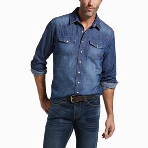 Men's Ariat Retro Fit Shirts Grey | JPDB-01539