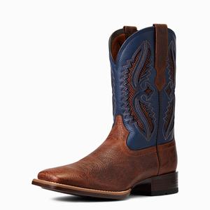 Men's Ariat Rowder VentTEK 360 Western Boots Brown | UWOB-28679