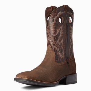 Men's Ariat Sport Buckout Western Boots Multicolor | LBXR-97082