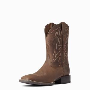 Men's Ariat Sport Outdoor Western Boots Brown | IDUJ-81652