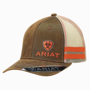 Men's Ariat Structured Medium High Hats Brown | PBNC-62894