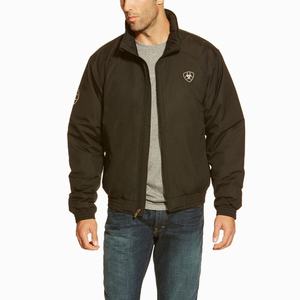 Men's Ariat Team Logo Insulated Hoodie Black | KASR-39541