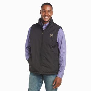 Men's Ariat Team Logo Insulated Jackets Black | QNDX-37015