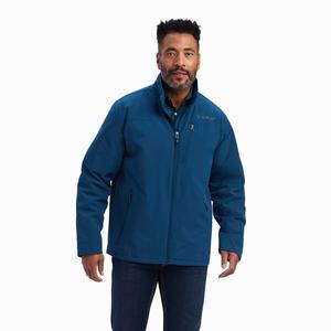 Men's Ariat Tek Flex Jackets Blue | ACDR-61532