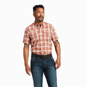 Men's Ariat VentTEK Fitted Shirts Multicolor | YDJQ-89251