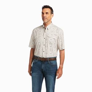 Men's Ariat VentTEK Outbound Classic Fit Shirts Multicolor | ECFJ-21495