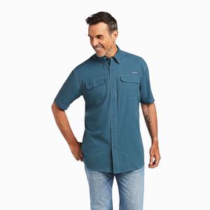 Men's Ariat VentTEK Outbound Classic Fit Shirts Multicolor | OEVU-10872