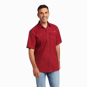 Men's Ariat VentTEK Outbound Classic Fit Shirts Multicolor | QXZV-81760