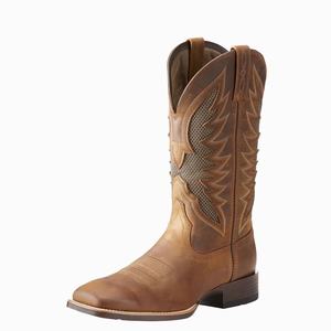 Men's Ariat VentTEK Ultra Western Boots Brown | VUWX-38720