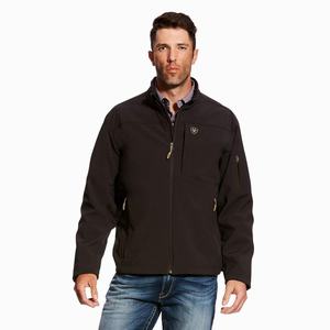 Men's Ariat Vernon 2.0 Softshell Jackets Coffee | DEQJ-28034