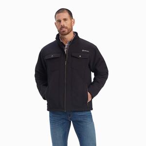 Men's Ariat Vernon Sherpa Jackets Black | IJBT-12739