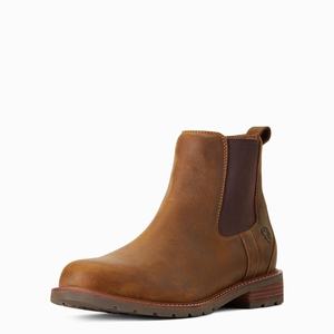 Men's Ariat Wexford Waterproof Waterproof Boots Brown | WOUJ-45306