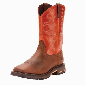 Men's Ariat WorkHog Wide Square Toe Work Boots Multicolor | FYZA-10742