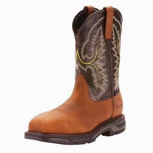 Men's Ariat WorkHog XT Waterproof Carbon Toe Waterproof Boots Multicolor | KPBX-43051