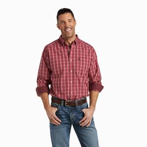 Men's Ariat Wrinkle Free Ace Classic Fit Shirts Multicolor | VDMP-60745