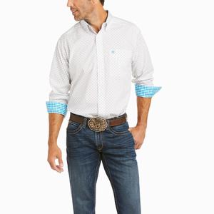 Men's Ariat Wrinkle Free Gary Classic Fit Shirts Multicolor | TNWM-83679