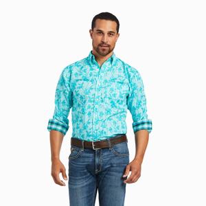 Men's Ariat Wrinkle Free Hassan Fitted Shirts Multicolor | JKYA-36512