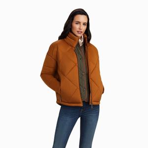 Women's Ariat Adena Insulated Jackets Brown | WYIH-39708