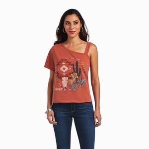 Women's Ariat Around and Around Tops Multicolor | GZCR-26108