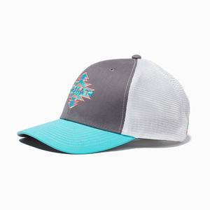 Women's Ariat Aztec Logo Snapback Hats Grey | OFCK-83240