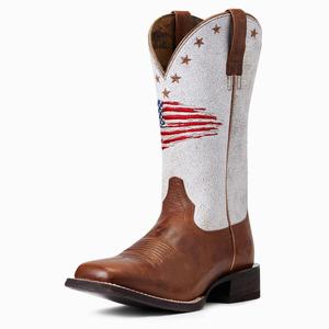 Women's Ariat Circuit Patriot Western Boots Multicolor | IODL-76321