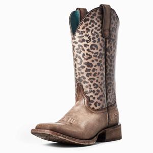 Women's Ariat Circuit Savanna Western Boots Brown | TIKQ-87365