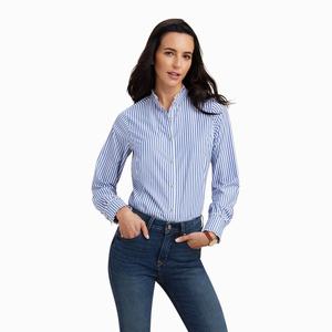 Women's Ariat Clarion Tops Blue | NHXZ-52783