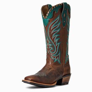 Women's Ariat Crossfire Picante Western Boots Brown | HOYC-87015