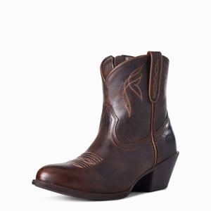 Women's Ariat Darlin Booties Brown | LUHB-47382