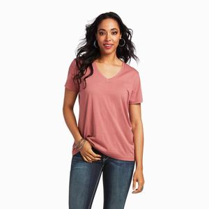 Women's Ariat Element Tops Red | POVZ-29176