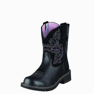 Women's Ariat Fatbaby II Western Boots Black | AFSJ-39874