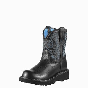 Women's Ariat Fatbaby Western Boots Black | FMTP-18524