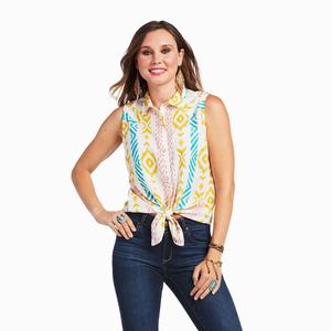 Women's Ariat Great Basin Tops Multicolor | QVGA-07245