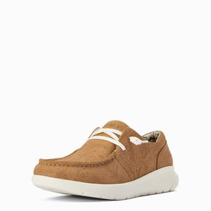 Women's Ariat Hilo Sneakers Brown | BSOM-52603