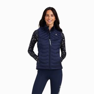 Women's Ariat Ideal Jackets Navy | TVZB-79354