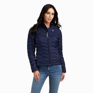 Women's Ariat Ideal Jackets Navy | ZLPT-03127