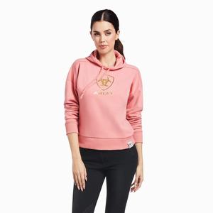 Women's Ariat Just Hoodie Coral | JFWU-84921