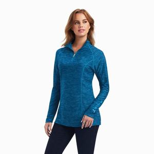 Women's Ariat Laguna 1/4 Zip Tops Multicolor | SUXN-05462