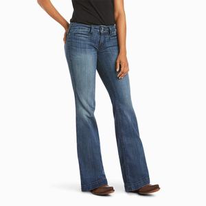 Women's Ariat Mid Rise Stretch Outseam Ella Skinny Jeans Multicolor | RUYO-39201