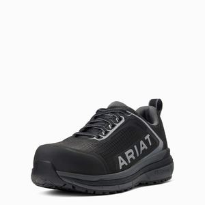 Women's Ariat Outpace? Composite Toe Work Boots Black | HAUK-13657