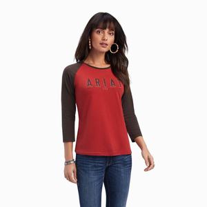 Women's Ariat REAL Arrow Classic Fit Tops Multicolor | PYUB-41763