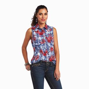 Women's Ariat REAL Billie Tops Multicolor | LFOT-54678